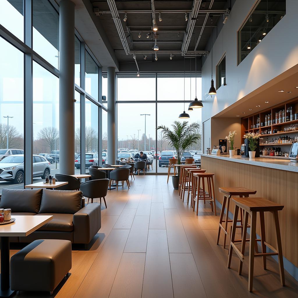 Das Café im Audi Museum Ingolstadt