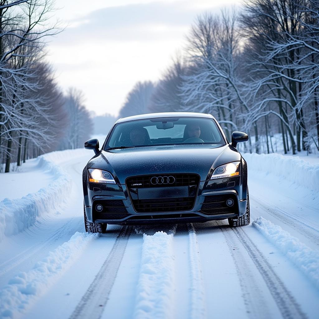 Audi TT 2013 im Winter