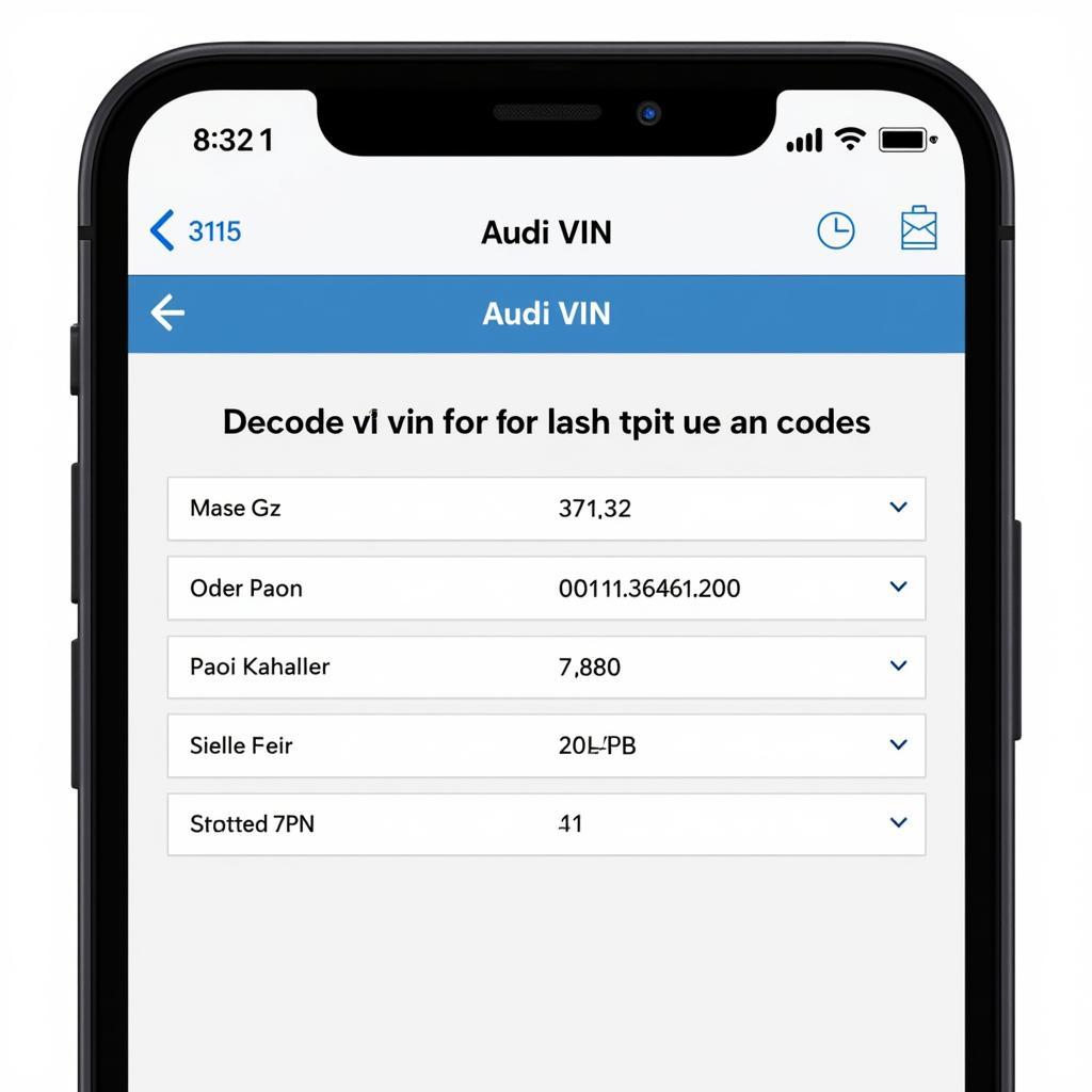 Online VIN Decoder für Audi