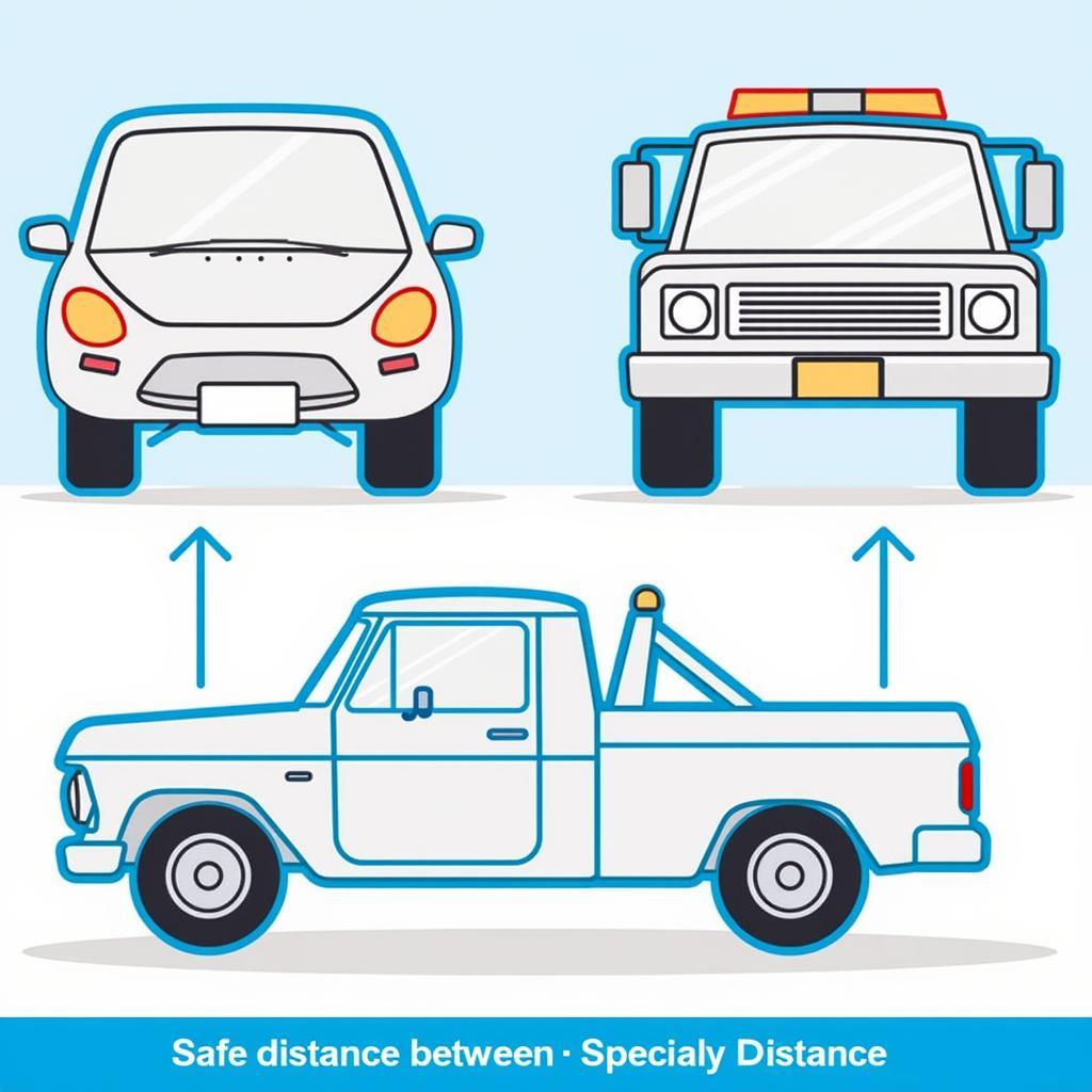 Sicheres Abschleppen eines Autos ohne Kennzeichen