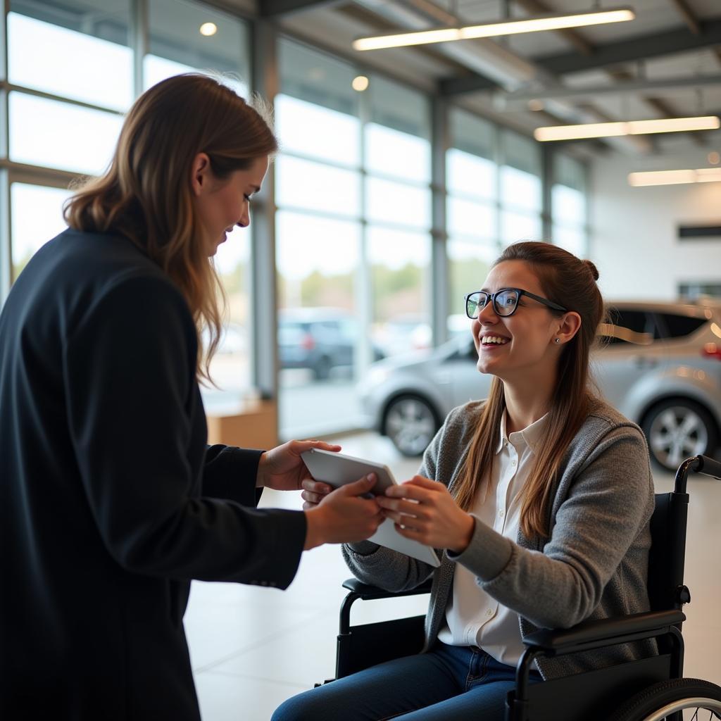 Auto Rabatt für Schwerbehinderte