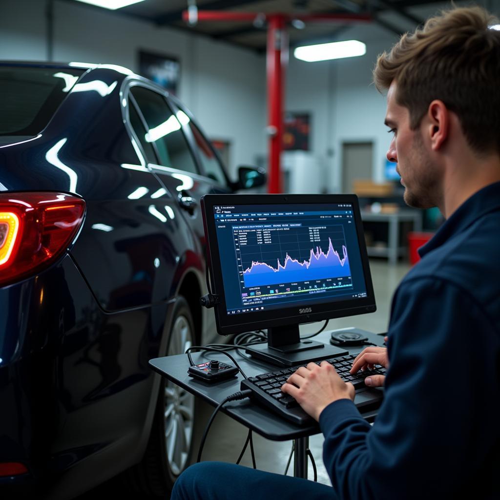 Diagnose in der Autowerkstatt