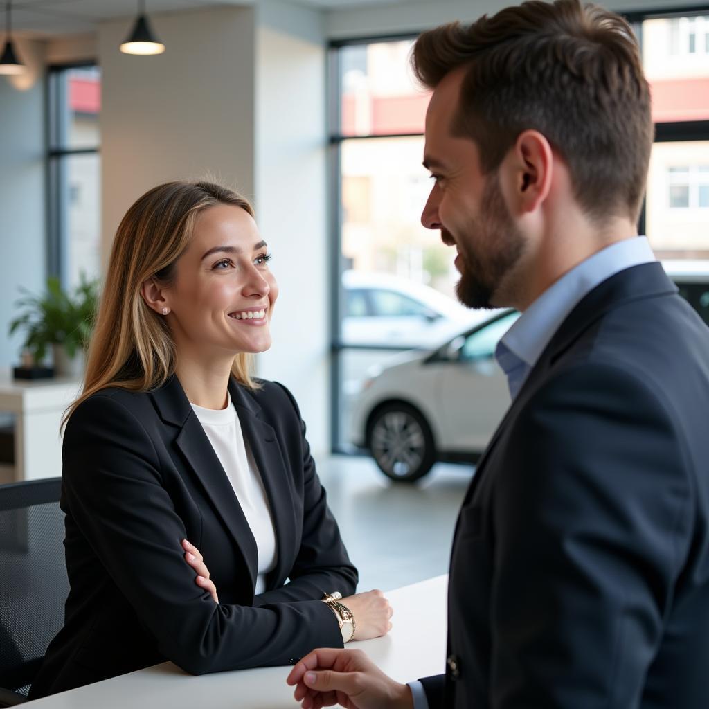 Freundlicher Kundenservice im Autohaus Willig