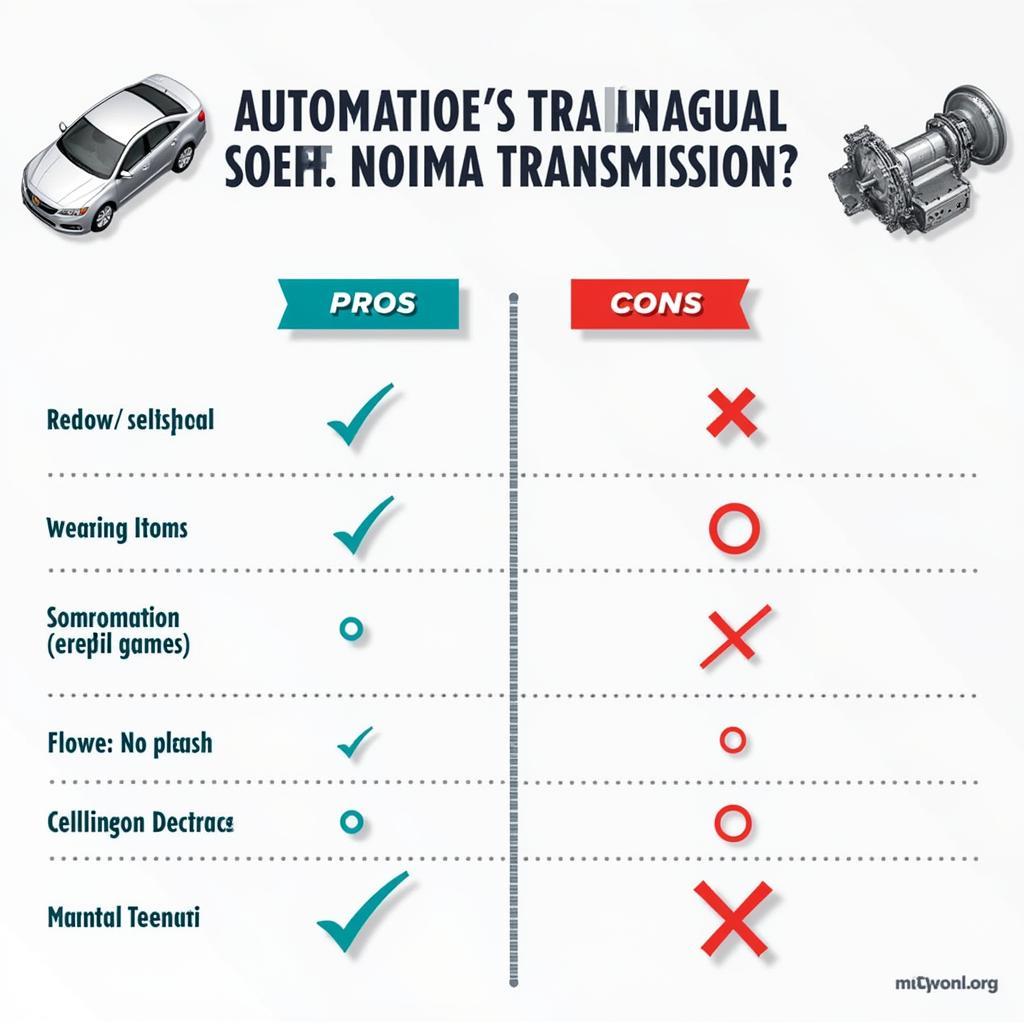 Vergleich von Automatik- und Schaltgetriebe