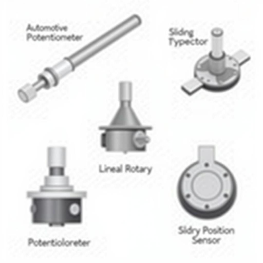Verschiedene Typen von Automotive Potentiometern