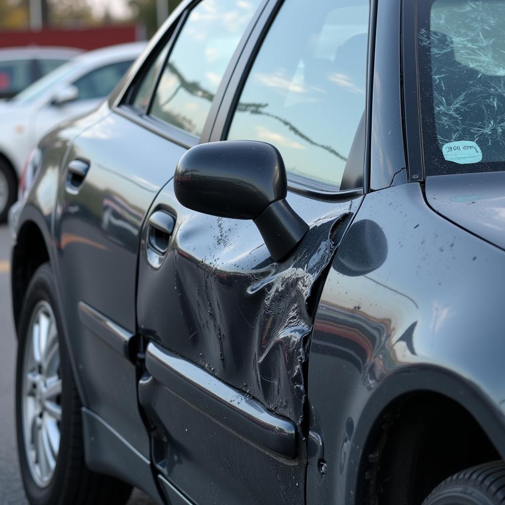 Beschädigte Autotür - Verursacher unbekannt