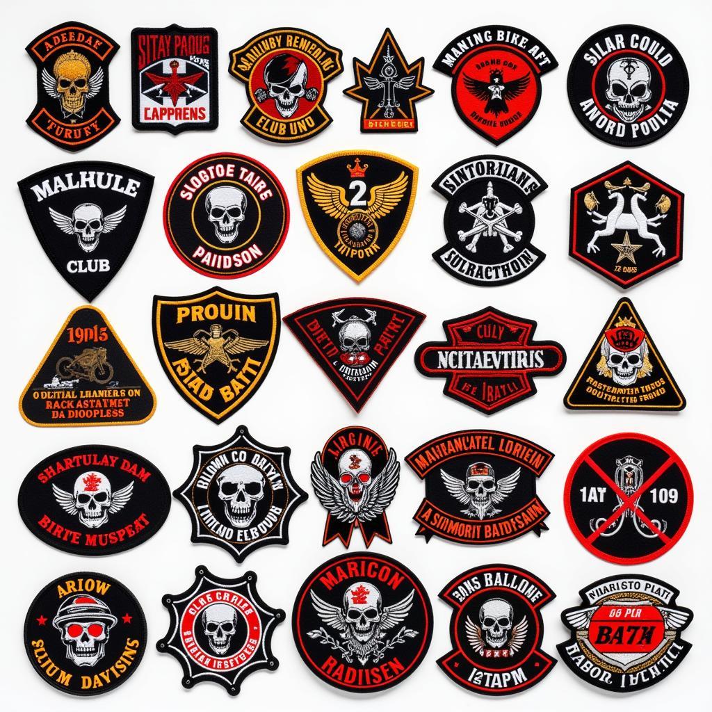 Große Auswahl an Biker Patches