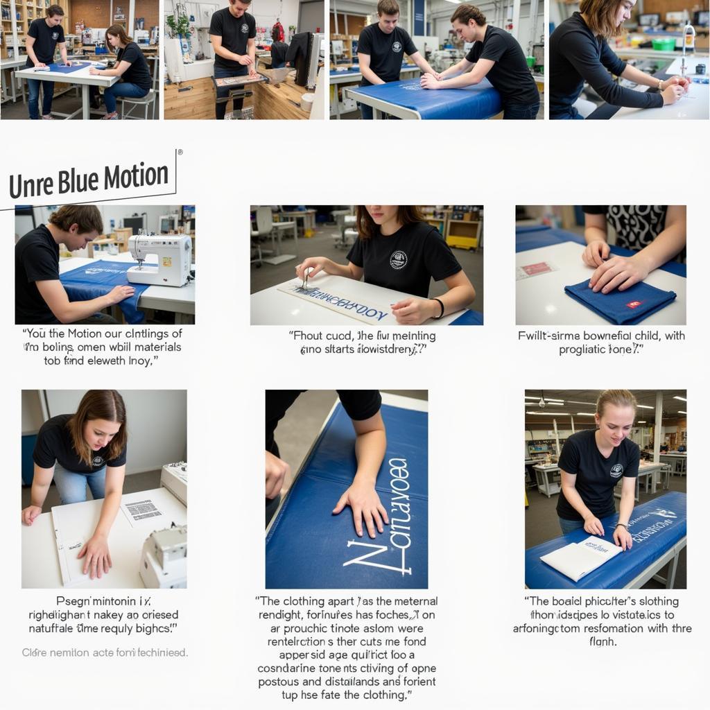 Blue Motion Kleidung Produktion