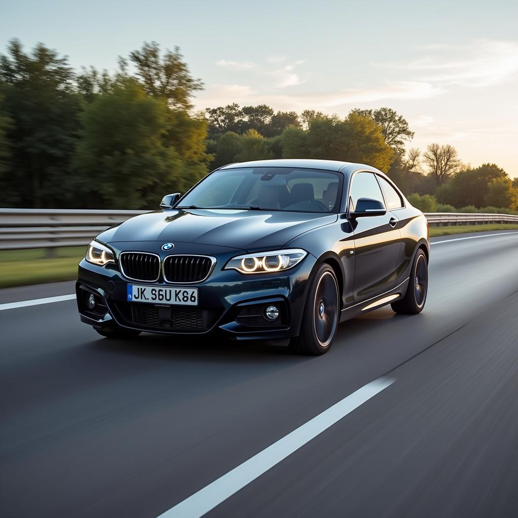 BMW 240i im Geschwindigkeitstest