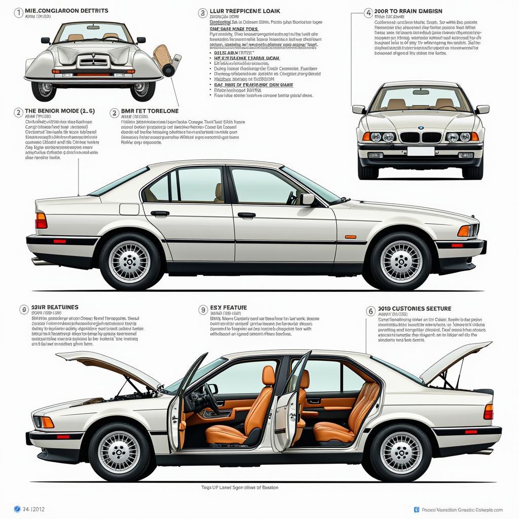 BMW 728 E38 Modellübersicht