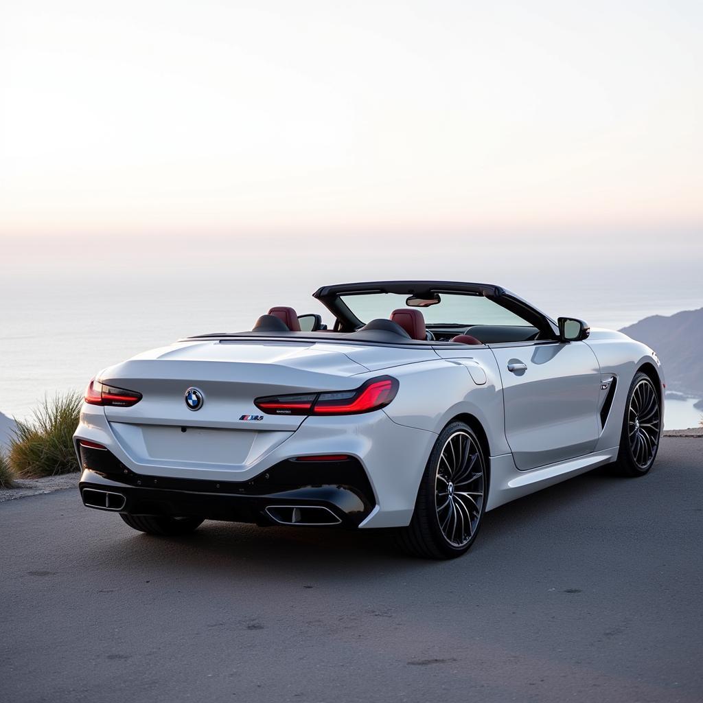 BMW 8er Cabriolet am Meer