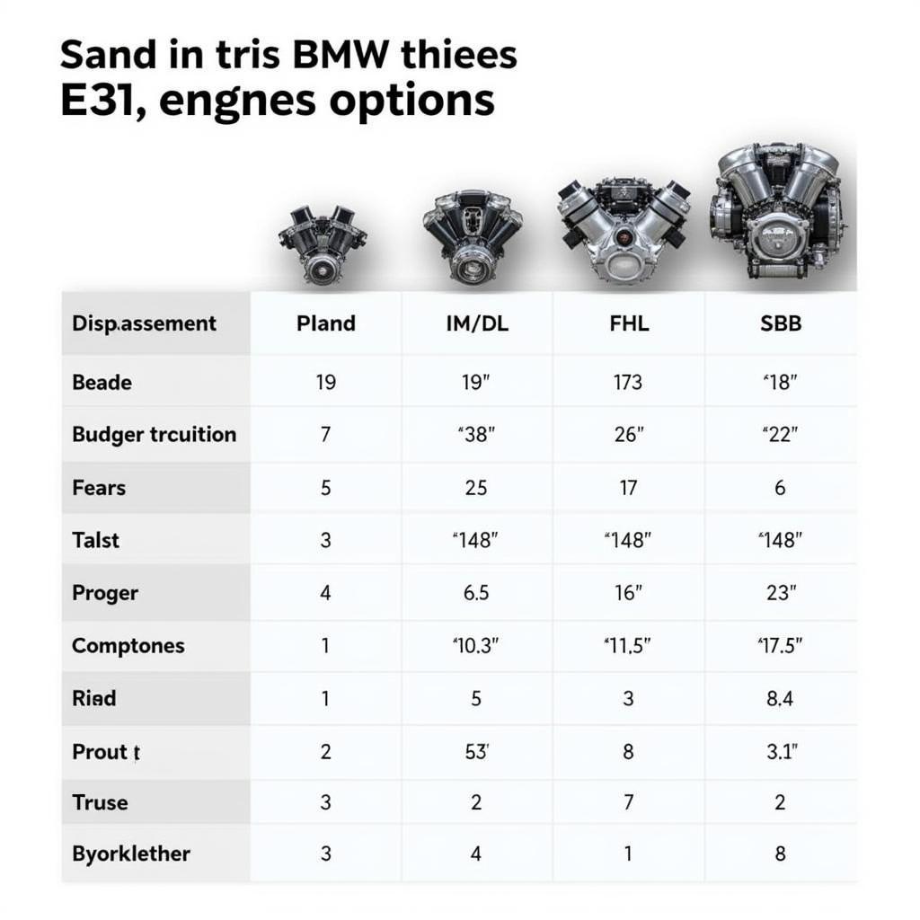 BMW E31 Motorvarianten Vergleich