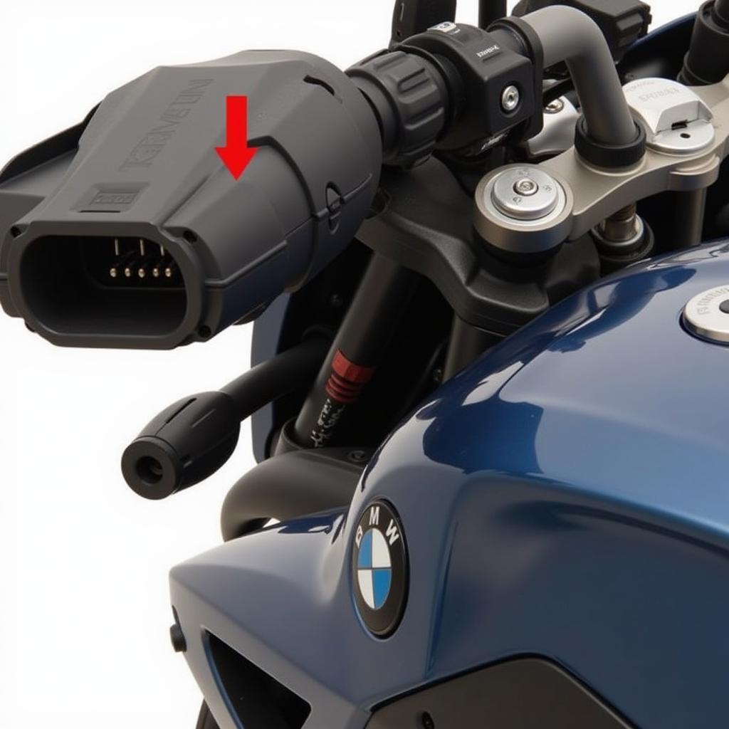 Anschluss eines Diagnosegeräts an die BMW G 310R