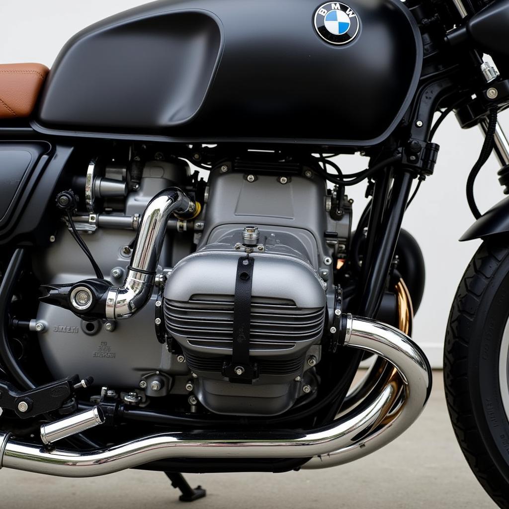 BMW K75 Motor Detailansicht