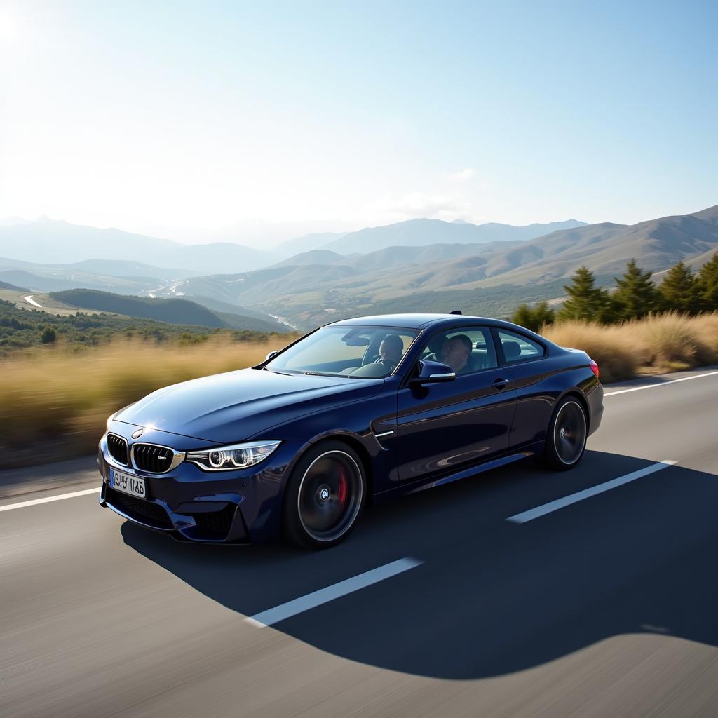 BMW M440i Coupé auf der Straße