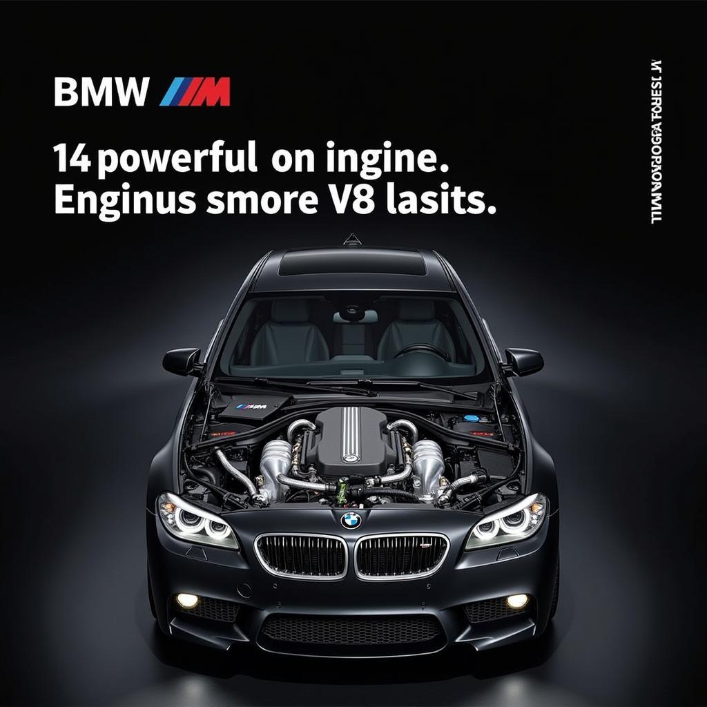 BMW M5 2016 Motorraum