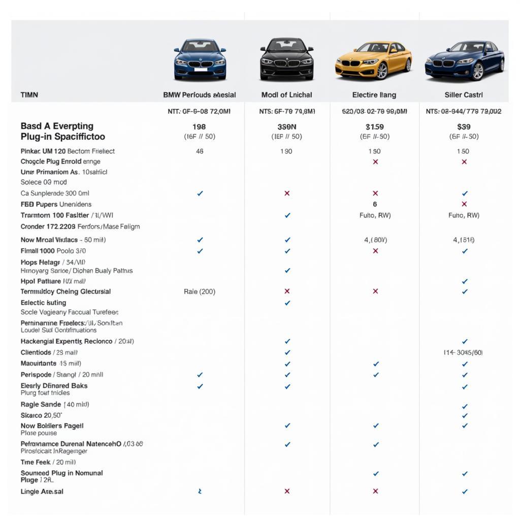 Vergleich verschiedener BMW Plug-in Hybrid Modelle