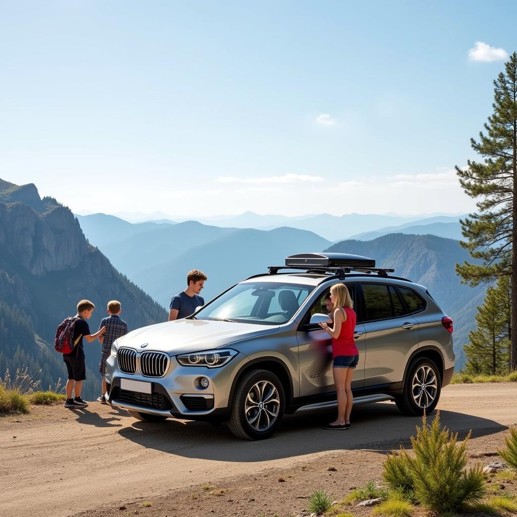 BMW X1 Familienausflug