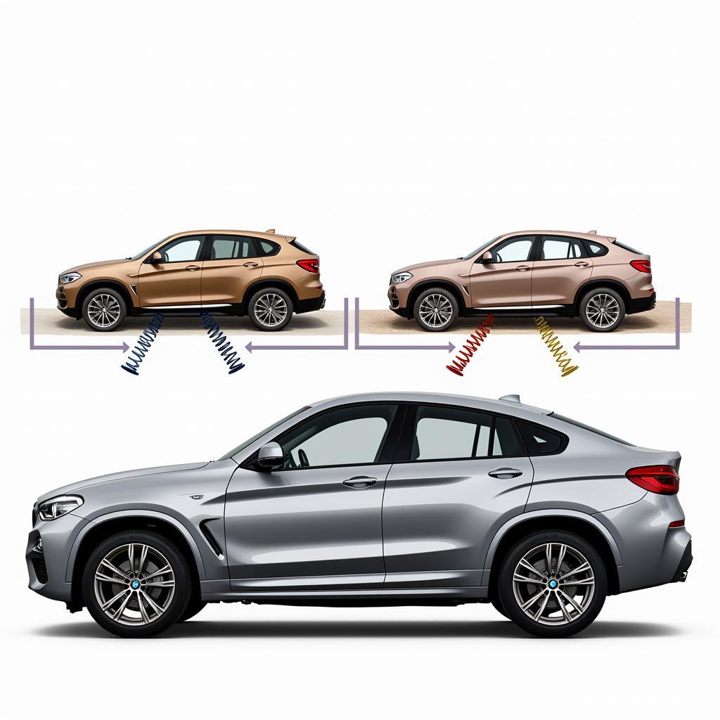 Adaptives Fahrwerk des BMW X4