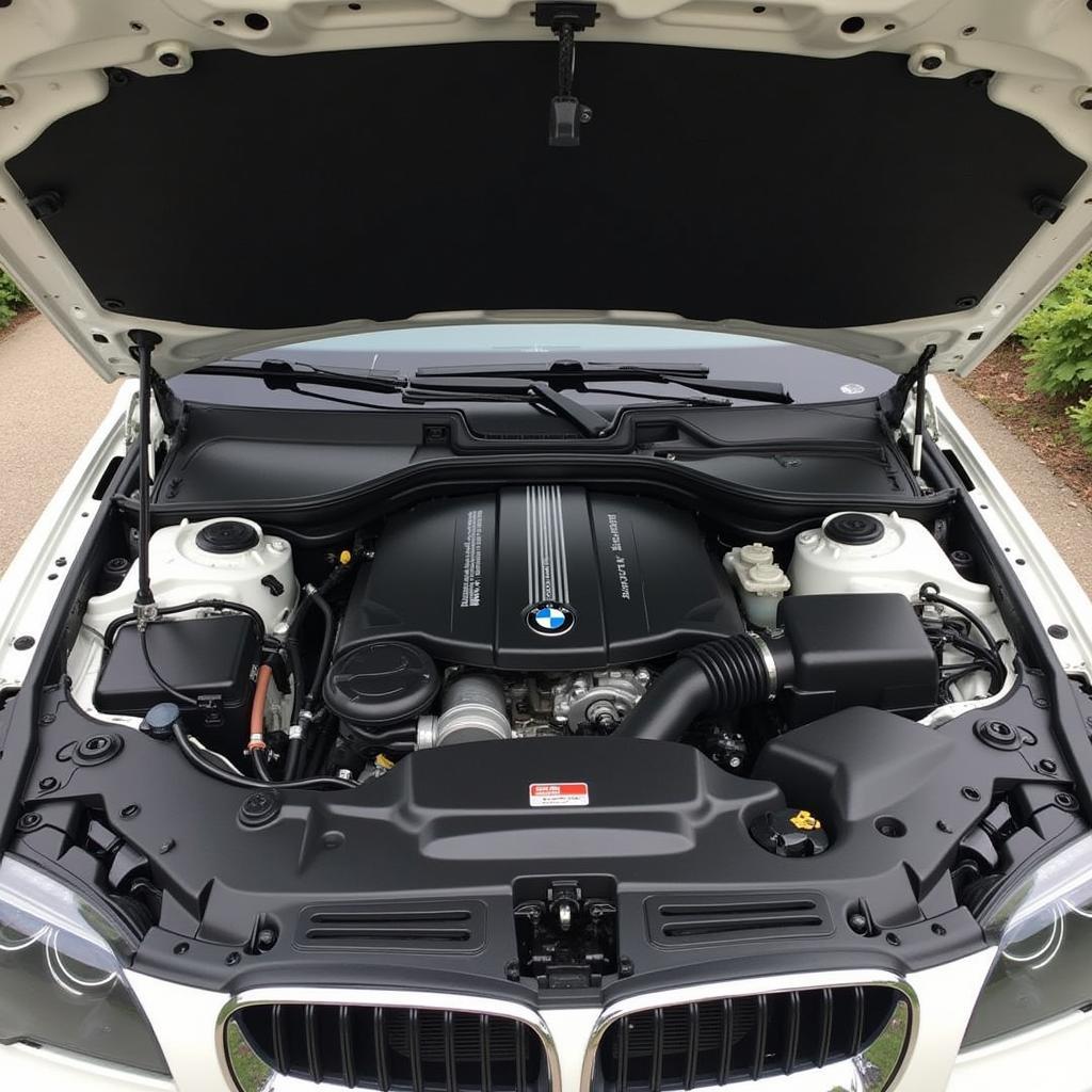 BMW X5 2008 Motorraum