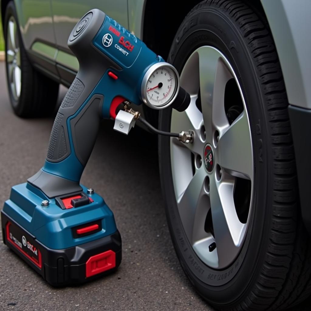 Bosch Akku Kompressor 18V Leistungstest