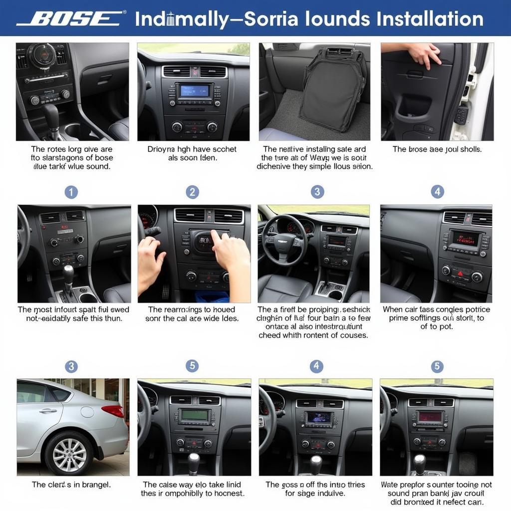 Installation des Bose Systems im Auto