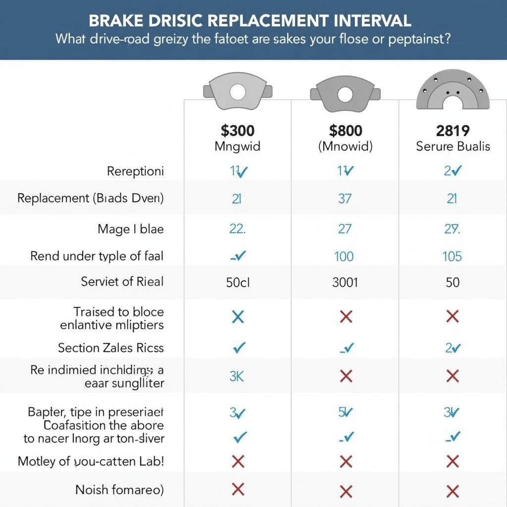 Intervalle für den Bremsscheibenwechsel