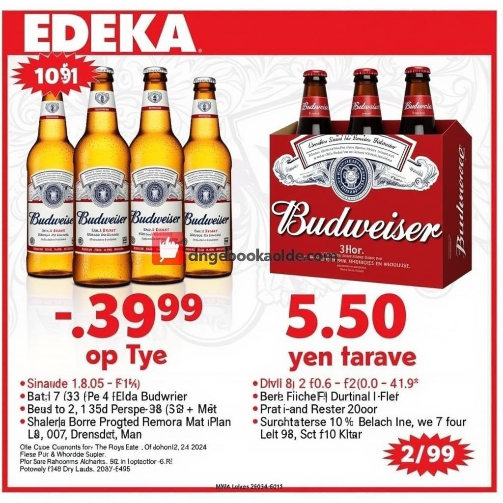 Budweiser Angebot im Edeka Prospekt