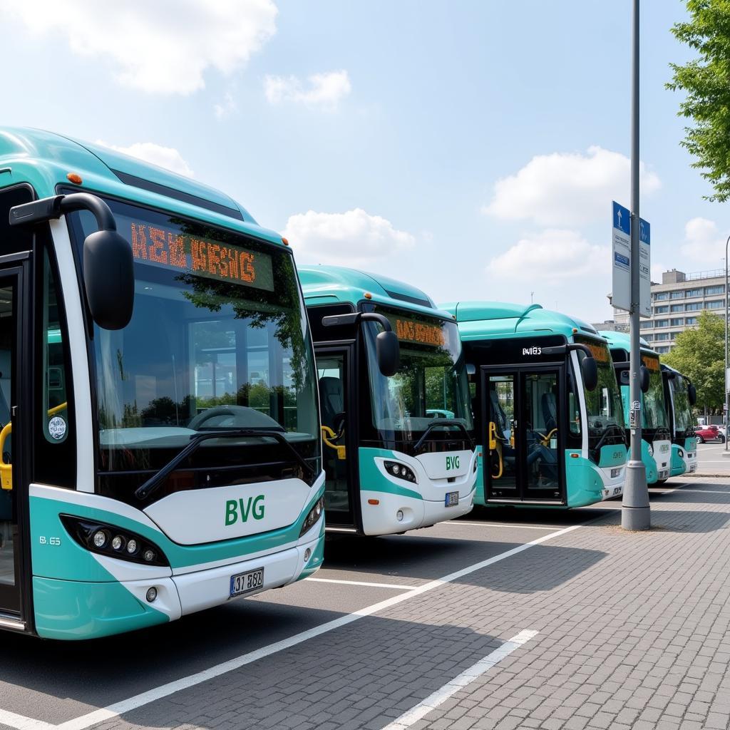 Neue E-Busse der BVG in Berlin