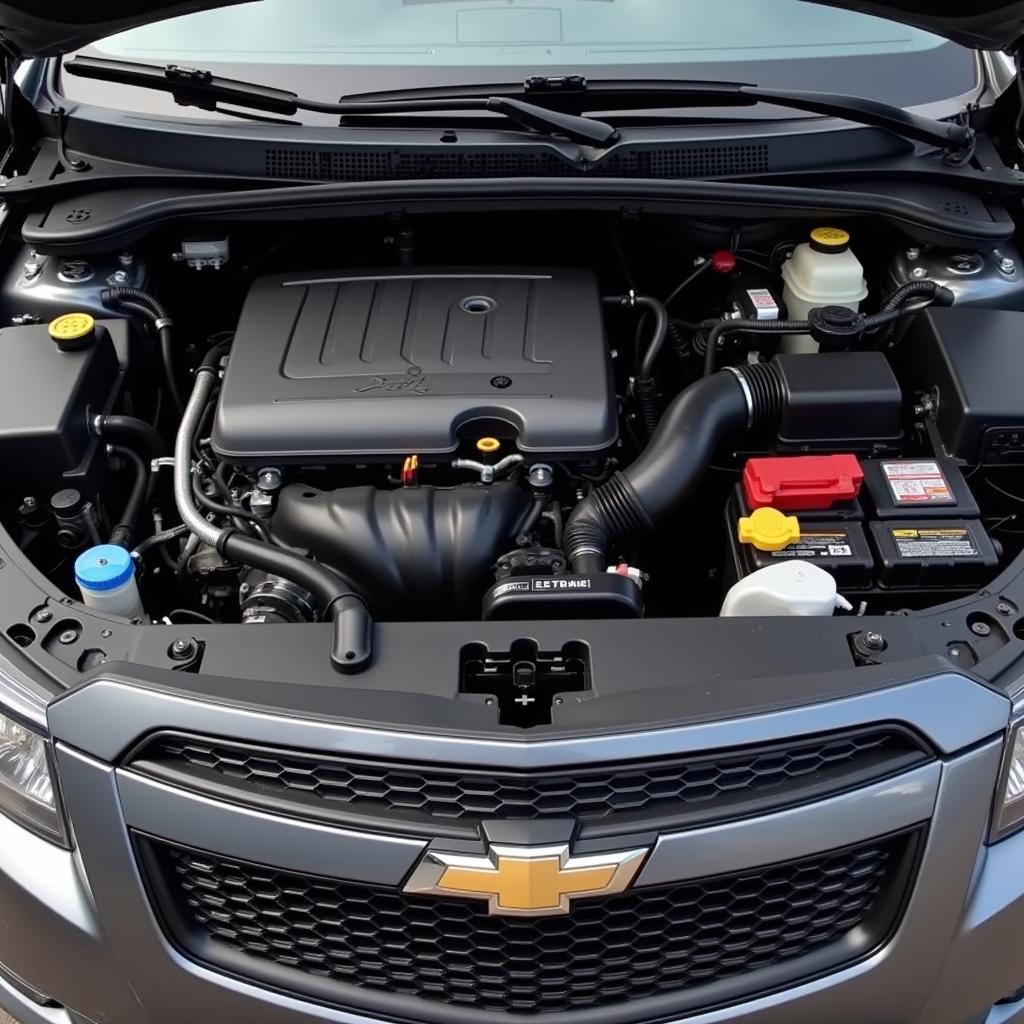 Chevrolet Cruz Motor: Detaillierter Blick auf den Motorraum