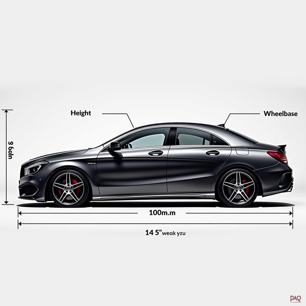 Abmessungen des CLA 45 AMG