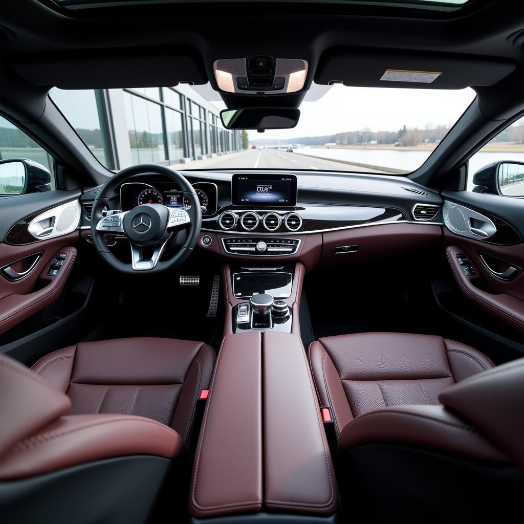 Interieur des CLS AMG Shooting Brake