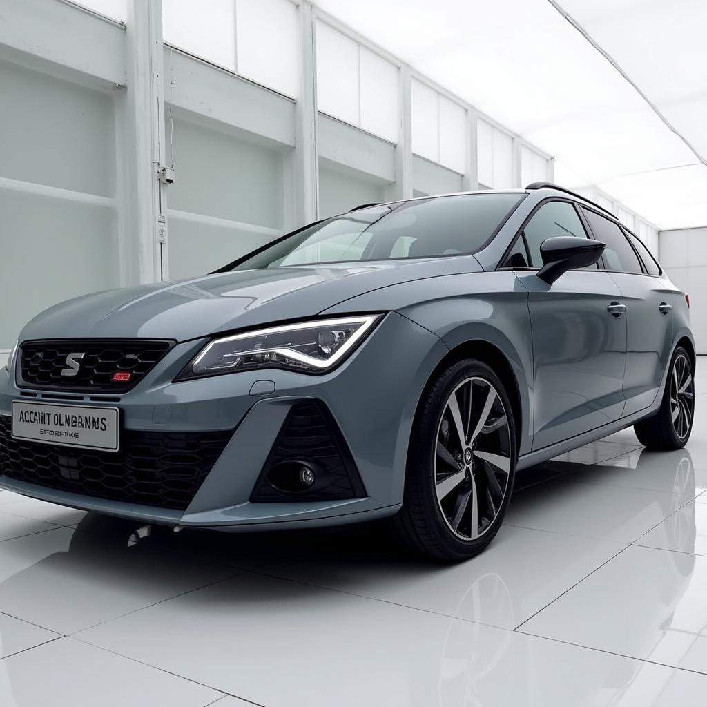 Cupra Leon Sportstourer in Graphene Grau Außenansicht