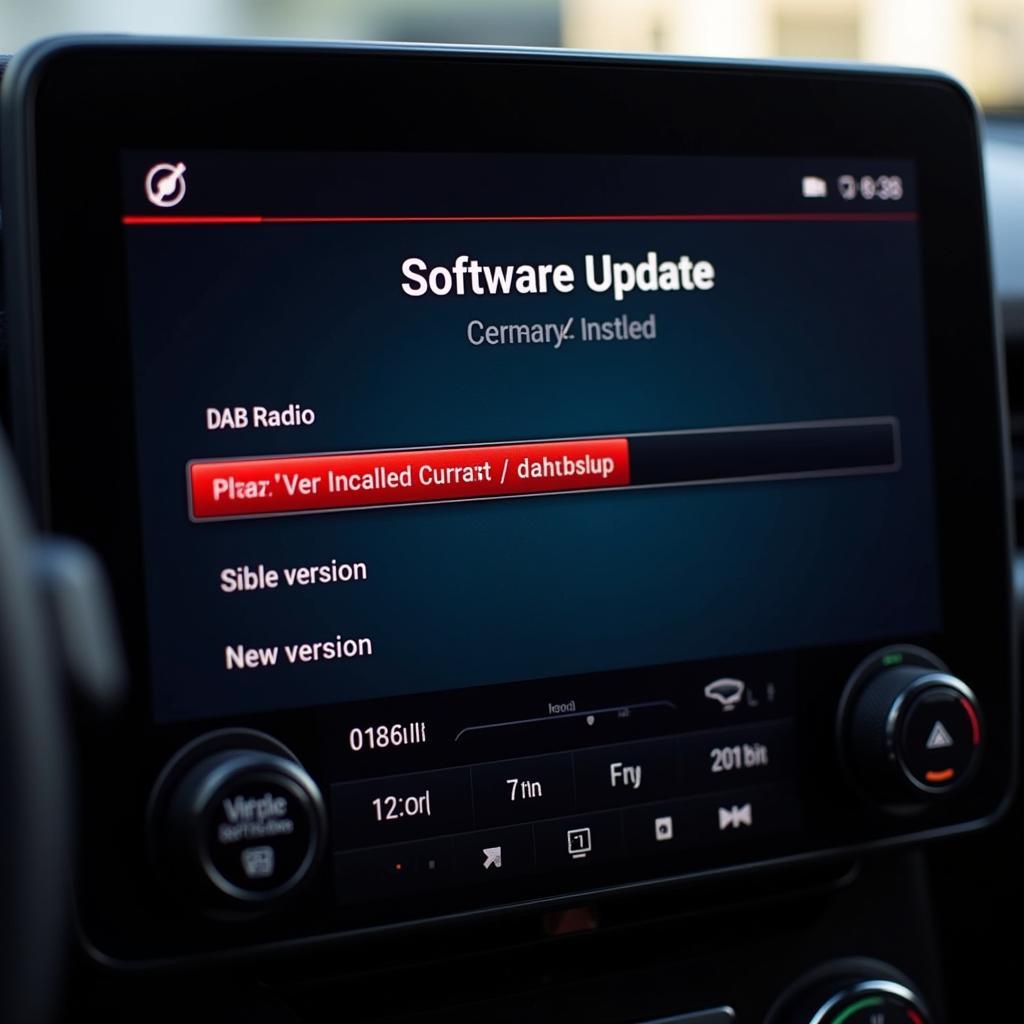 Software-Update für DAB-Radio im Auto