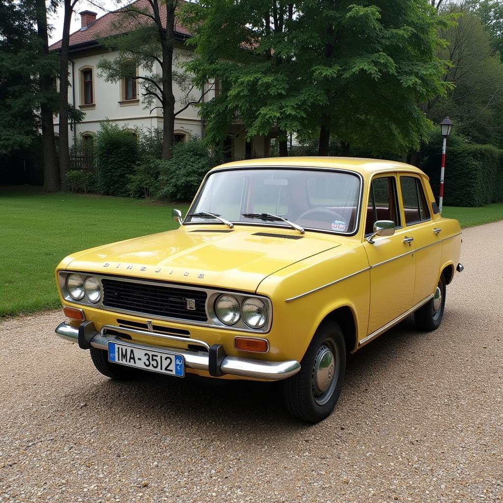 Dacia 1100, das erste Modell von Dacia in Rumänien, gebaut unter Lizenz von Renault.