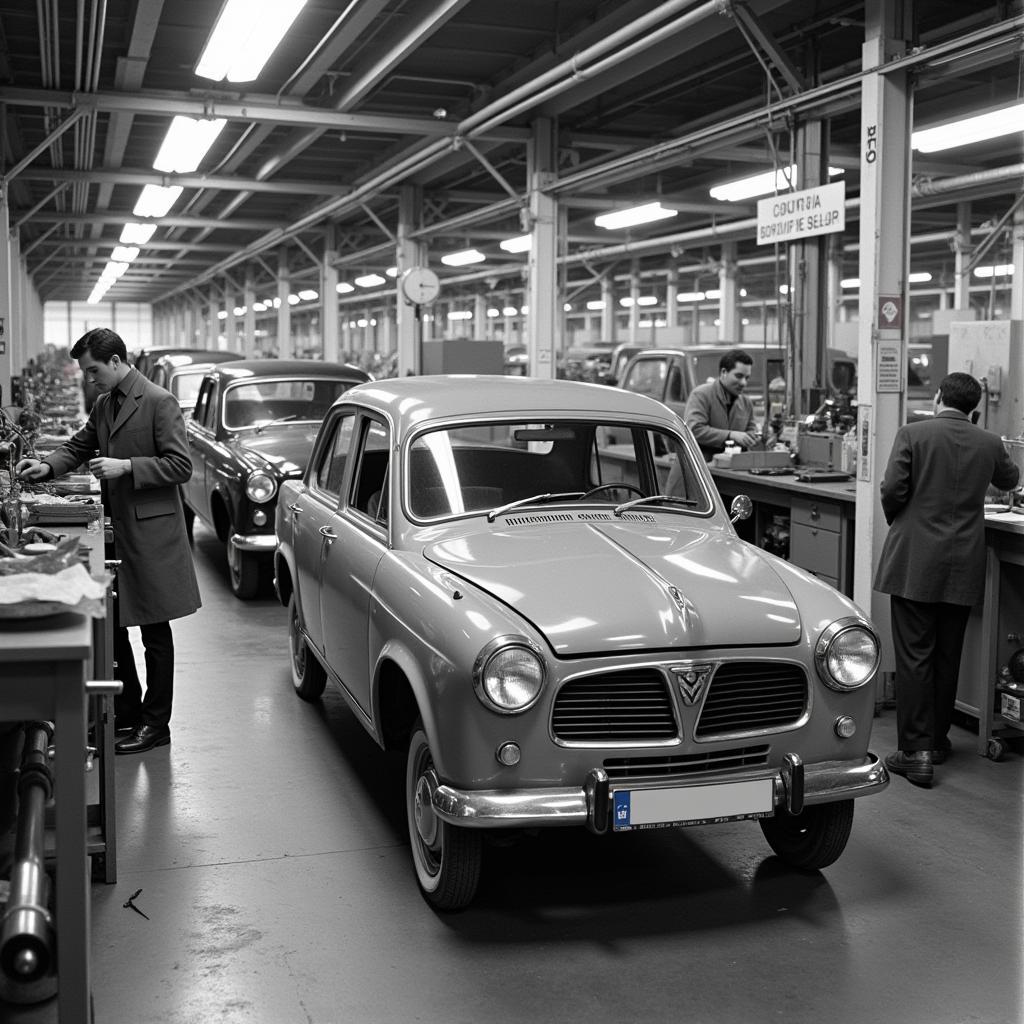 Dacia 1100 Produktion in Mioveni