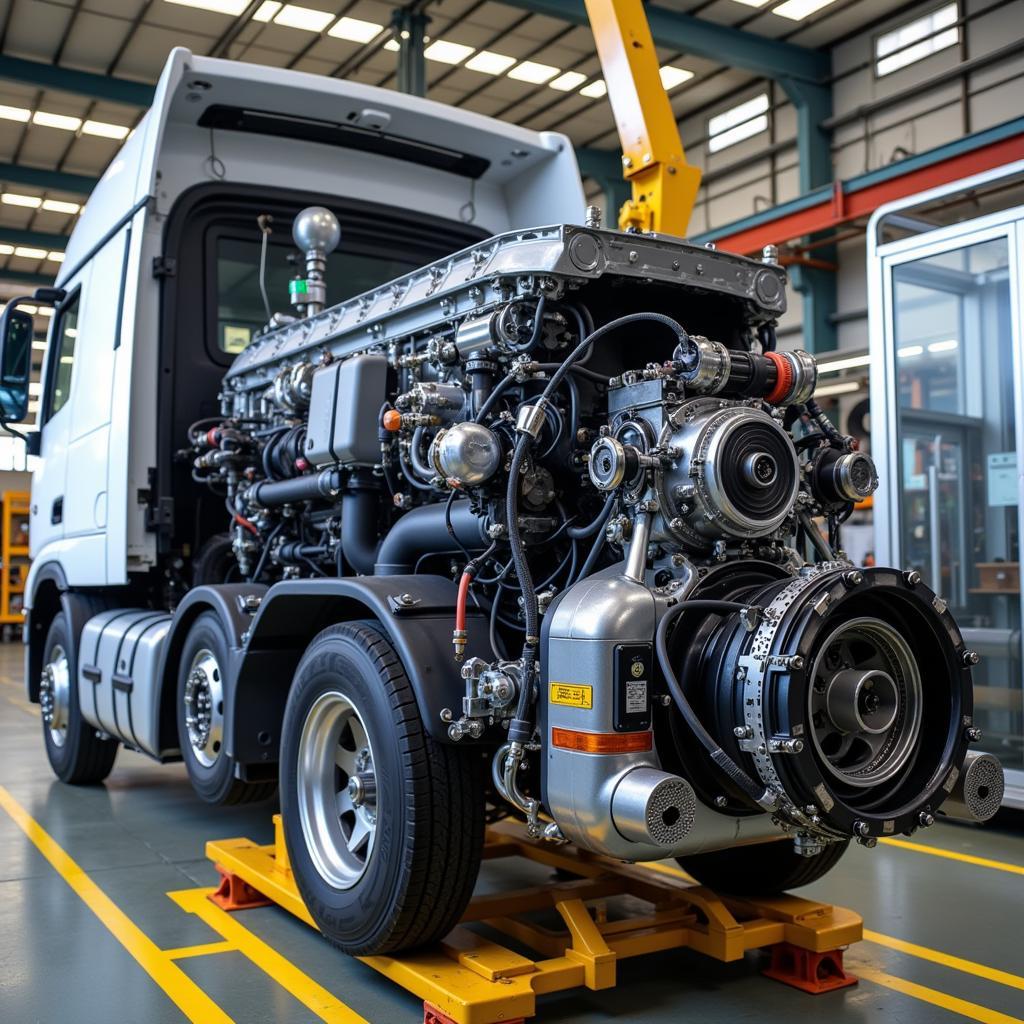 Elektrischer Antriebsstrang bei Daimler Truck Haan