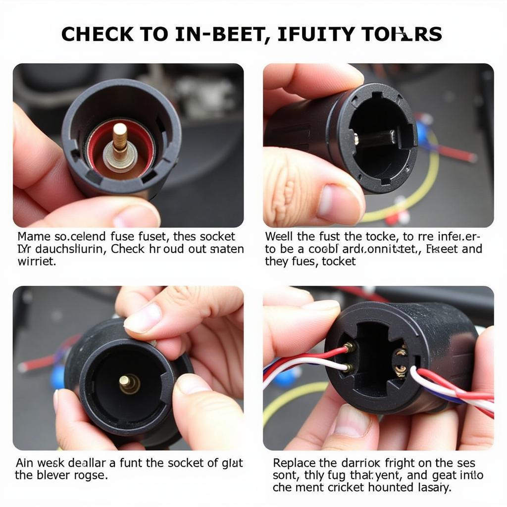 Reparatur einer defekten 12V Steckdose