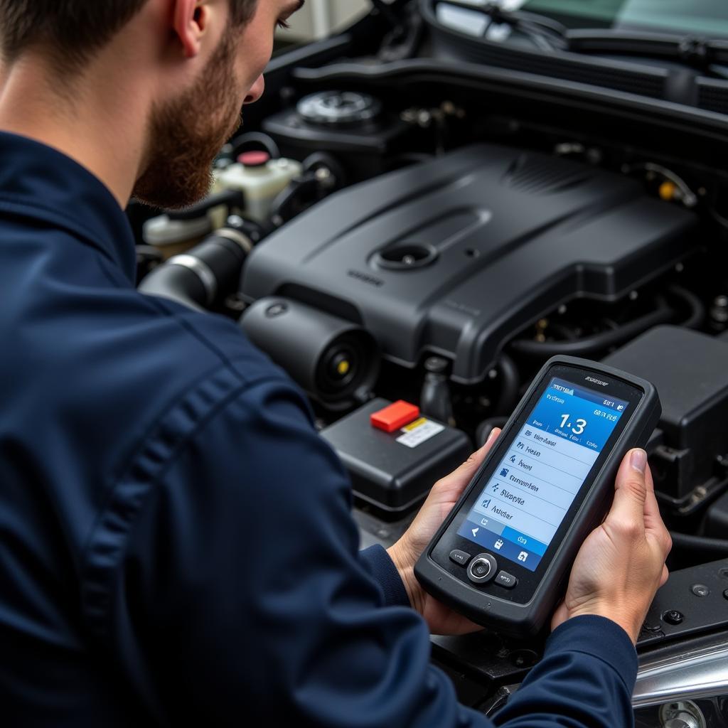 Modernste Diagnosegeräte im Autocenter Schmidt: Präzise Fehlersuche und effiziente Reparatur.