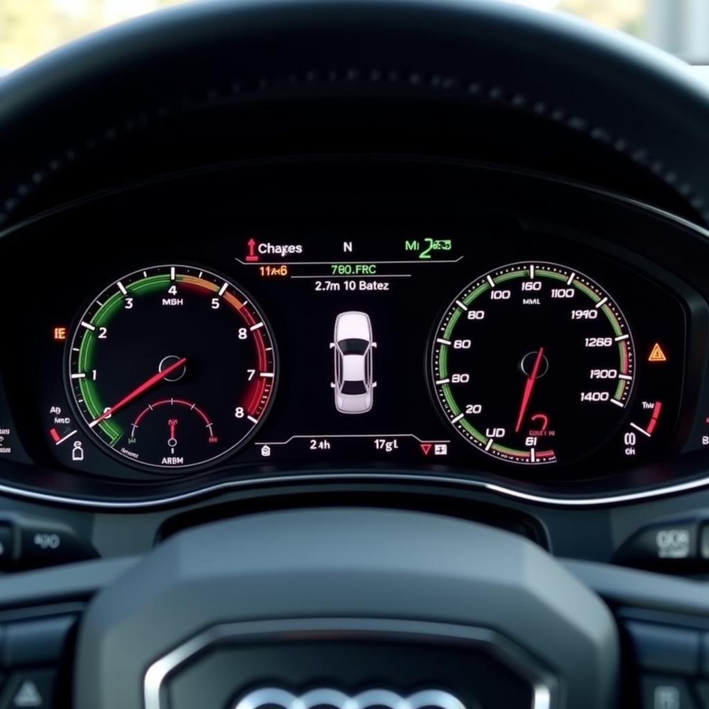 Diesel Hybrid Audi Dashboard