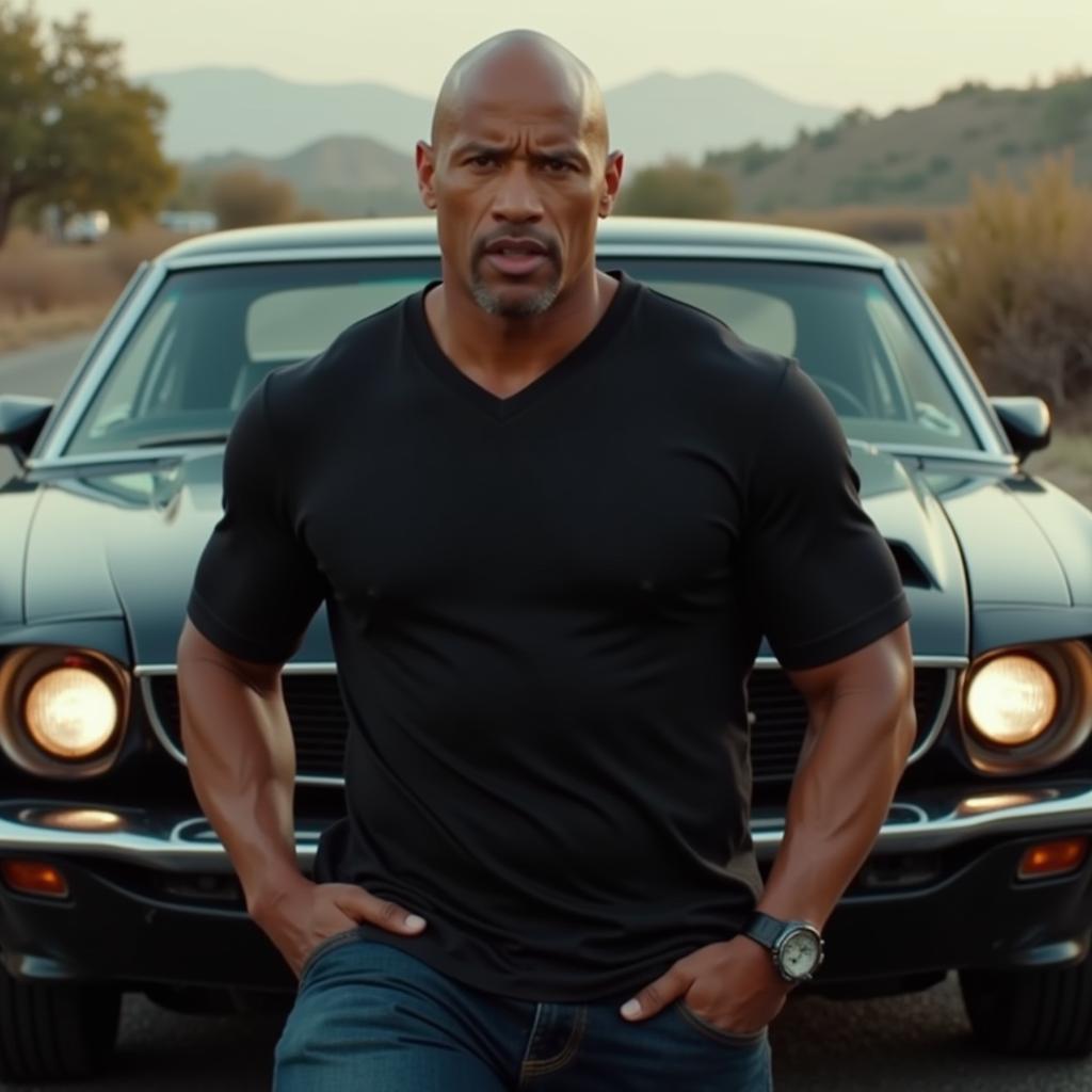 Dwayne "The Rock" Johnson als Luke Hobbs in Fast & Furious