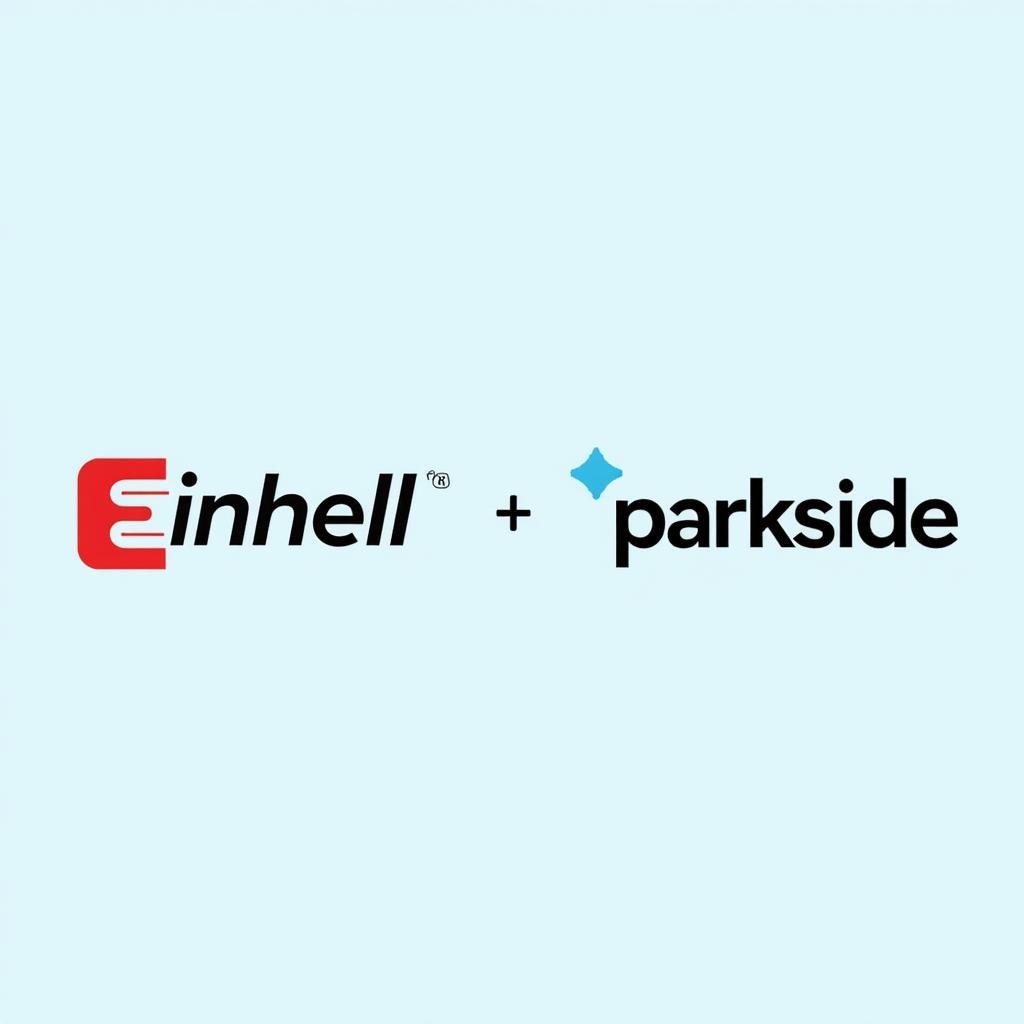 Vergleich der Logos von Einhell und Parkside