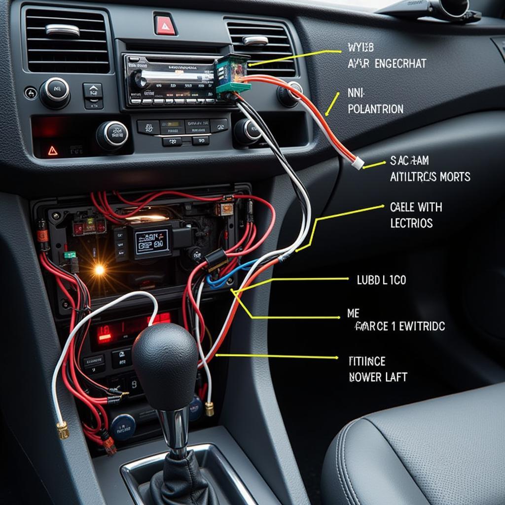 Elektronische Bauteile im Auto