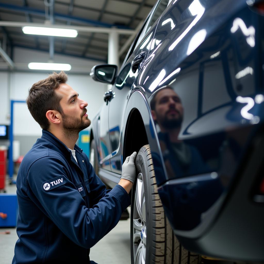 Reparatur von erheblichen Mängeln in der Werkstatt