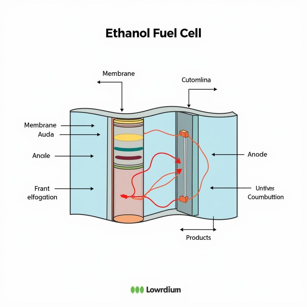 Aufbau einer Ethanol-Brennstoffzelle