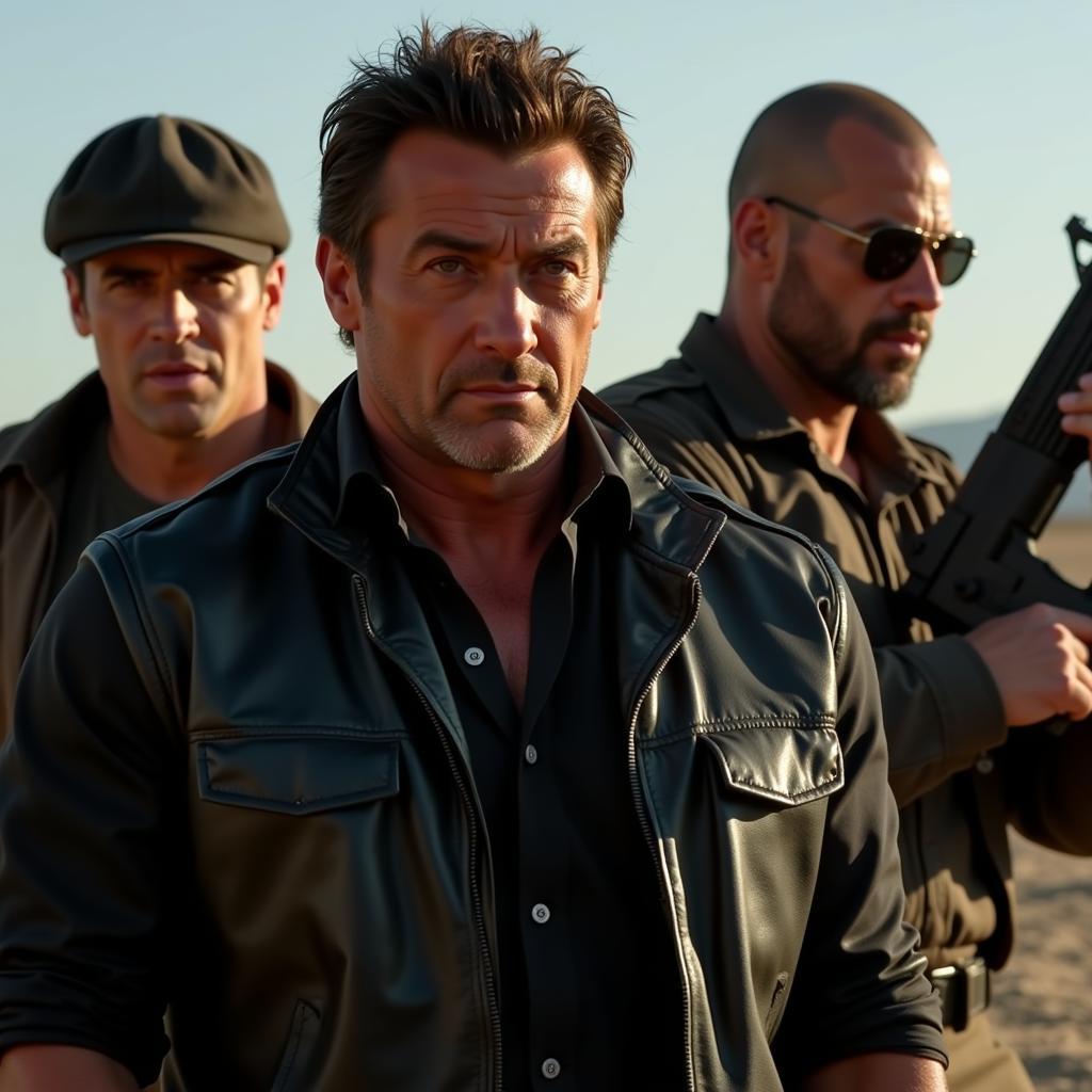 Sylvester Stallone, Jason Statham und Dolph Lundgren in Expendables 5