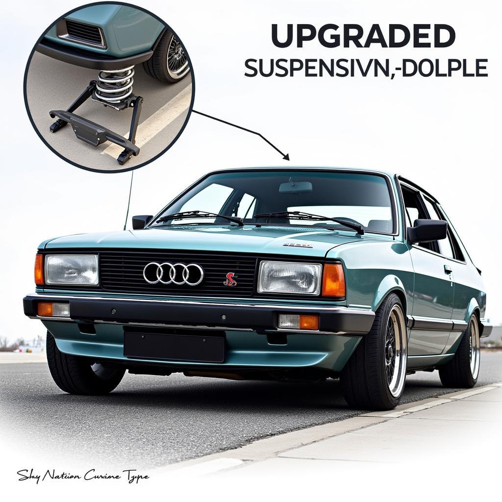 Fahrwerk-Tuning für den Audi 100 Coupé S