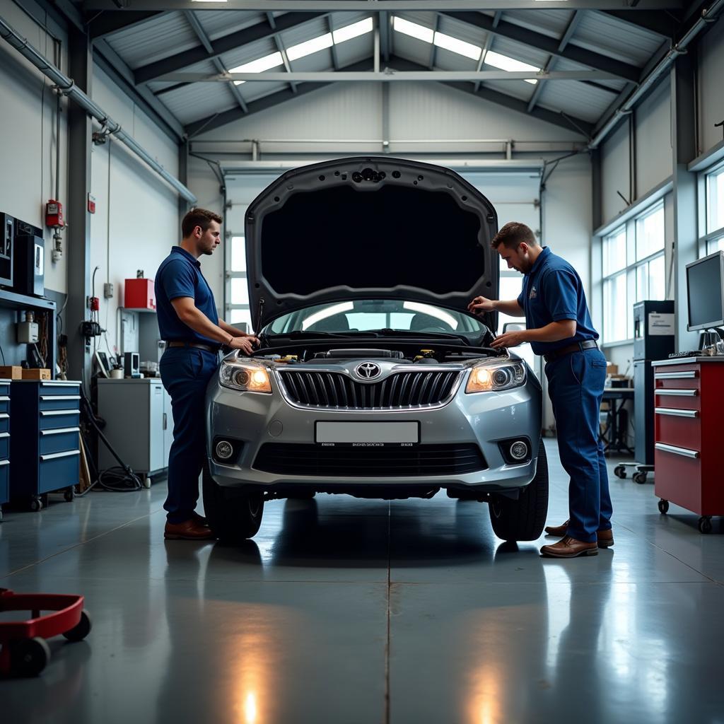 Professionelle Fahrzeugreparatur bei Auto Hemmerle Wasserburger