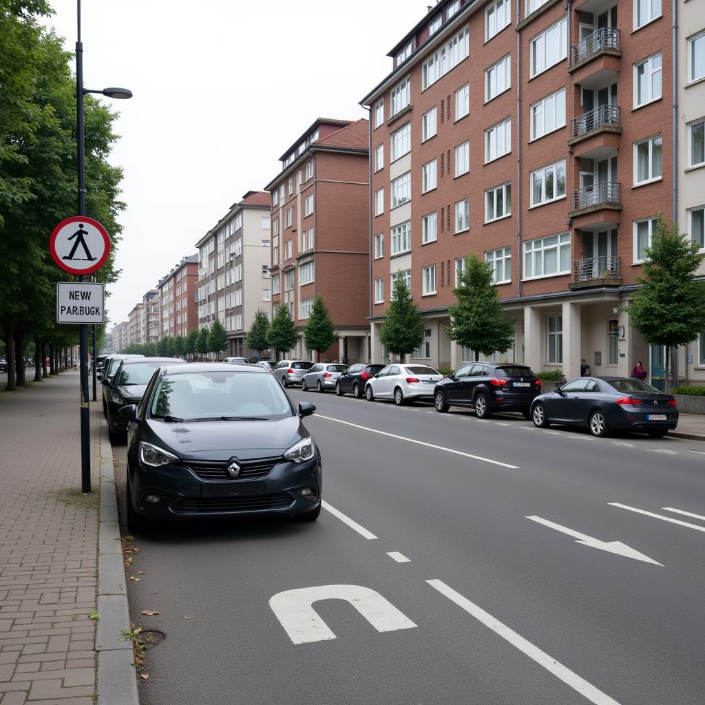 Falschparken im Anwohnerparkbereich Hamburg