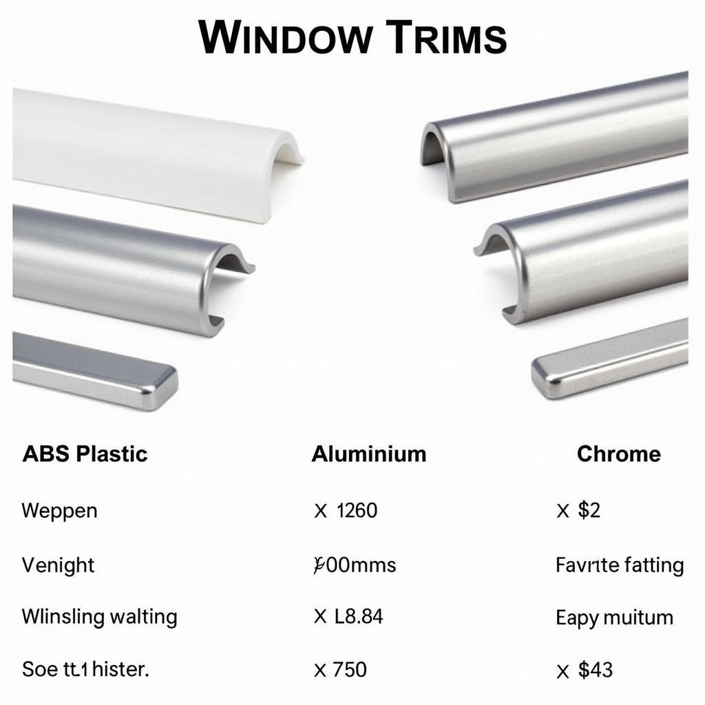 Vergleich verschiedener Materialien für Fensterleisten